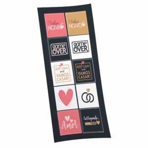 Adesivo Quadrado Chá Bar Bello Festas 8x30