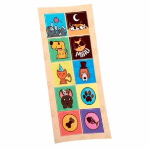 Adesivo Quadrado Pets Bello Festas 8x30