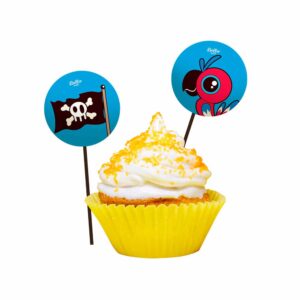 Bandeirinha Doce Pirata Bello Festas 8x8