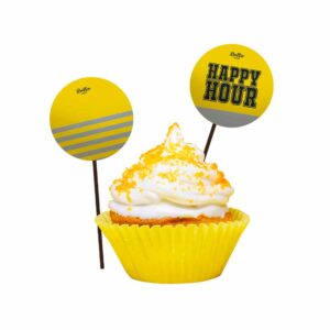 Bandeirinha Doce Happy Hour Bello Festas 8x8