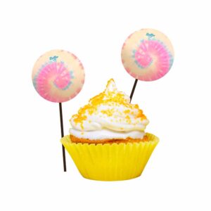 Bandeirinha Doce Tie Dye Bello Festas 8x8