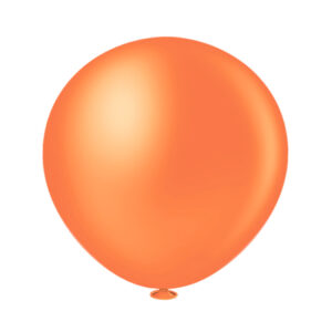 Balão Redondo Liso 25” Laranja Bello Festas 5×1