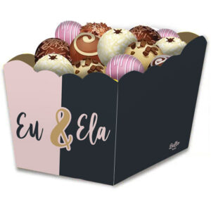 Cachepot Onda Chá Bar Bello Festas 8x8