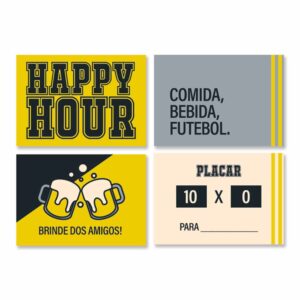 Cartaz Decorativo Happy Hour Bello Festas 4x4