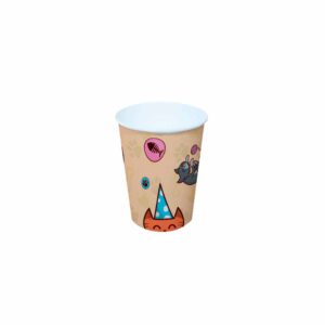 Copo de Papel 200ml Pets Bello Festas 8x8