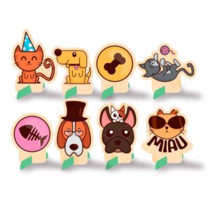 Decoração de Mesa Pets Bello Festas 8x8