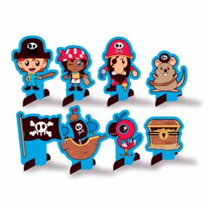 Decoração de Mesa Pirata Bello Festas 8x8