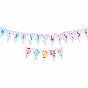 Faixa Decorativa Chá Hipopótamo Bello Festas 8x1