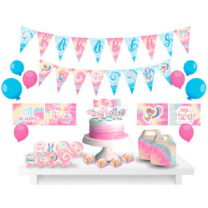 Kit Só Um Bolinho Tie Dye 01x01