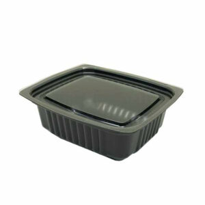 Kit Tampa Pote PET Retangular 750mL 8×10