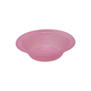 Prato PS 12 Fundo Rosa Perolado Bello Festas 100x10