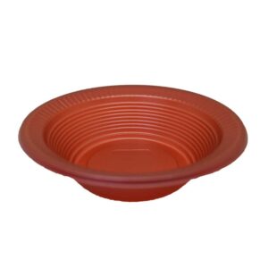 Prato PS 15 Fundo Vinho Bordô Bello Festas 50x10