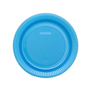 Prato PS 18 Raso Azul Perolado Bello Festas 50x10