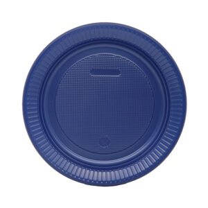 Prato PS 18 Raso Azul Petróleo Bello Festas 50x10