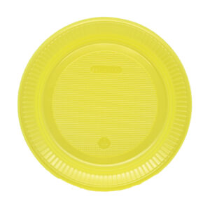 Prato PS 18 Raso Neon Amarelo Bello Festas 50x10
