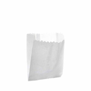 Saquinho Papel para Mini Lanche Branco Bello Festas 8x50