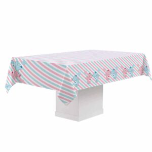 Toalha Plástica Chá Hipopótamo Bello Festas 4x1