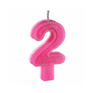 Vela Big 2 Rosa Bello Festas 10x1
