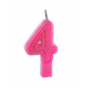 Vela Big 4 Rosa Bello Festas 10x1