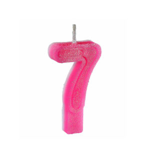 Vela Big 7 Rosa Bello Festas 10×1