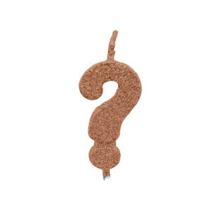 Vela Pick Premium Interrogação Rose Gold Bello Festas 10×1