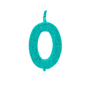 Vela Pick Premium Número 0 Tiffany Bello Festas 10×1