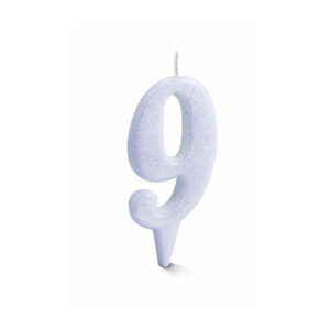 Vela Estilo 9 Branco Bello Festas 10×1