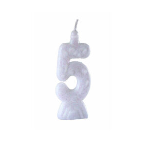 Vela Super 5 Branco Bello Festas 10x1